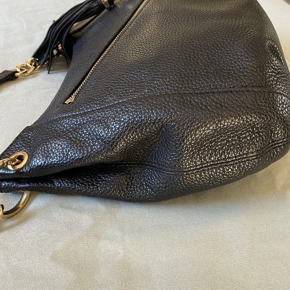 Michael Kors Black Leather Shoulder Bag - Picture 10 of 16